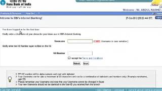 How to login onlinesbi for first time. applicable sbi, sbt,sbm,sbp and
all other state