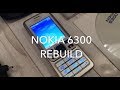 Nokia 6300 rebuild замена корпуса, разбор, восстановление