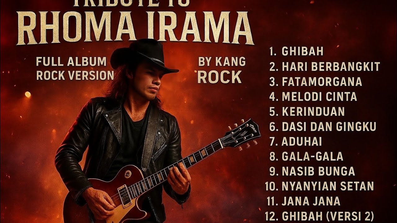  🎤 Full Album Rhoma Irama Cover by Kang Rock | Dari Dangdut ke Rock! #Rhomairama #Dangdut #Rockcover
