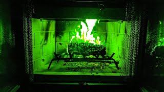 Fireplace Burning 2021 New Calming Green Flames screenshot 2