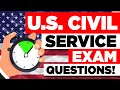 Us  civil service exam test questions  answers pass your civil servant exam with 100