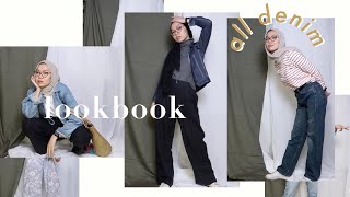 my take on styling denim | Hijab lookbook | Ade Muthia