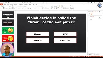 Creating an Interactive Quiz in PowerPoint | Step-by-Step Guide for Students || Mr. Joel Prince A.I