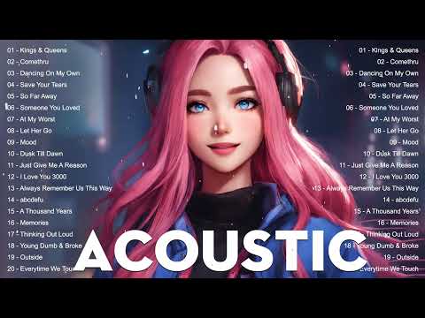 Soft Acoustic Cover Love Songs 2024 Playlist ❤️ Chill Acoustic Cover Of Popular Songs Of All Time