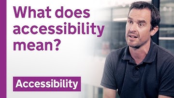 What does accessibility mean?