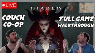 Diablo 4 - Couch Co-op - Gameplay - Full Game Walkthrough - Act 3 \& 4