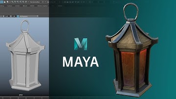 How to make Street Lamp 3D model in Autodesk Maya 2020