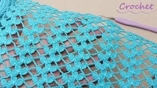 Всего 1 ряд! УЗОР КРЮЧКОМ простое ВЯЗАНИЕ для начинающих  💚 EASY Pattern Crochet for beginners