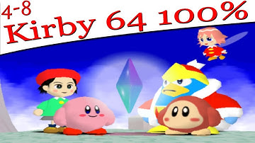 Kirby 64: The Crystal Shards 100% Speedrun in 1:11:00 [4-8Live]
