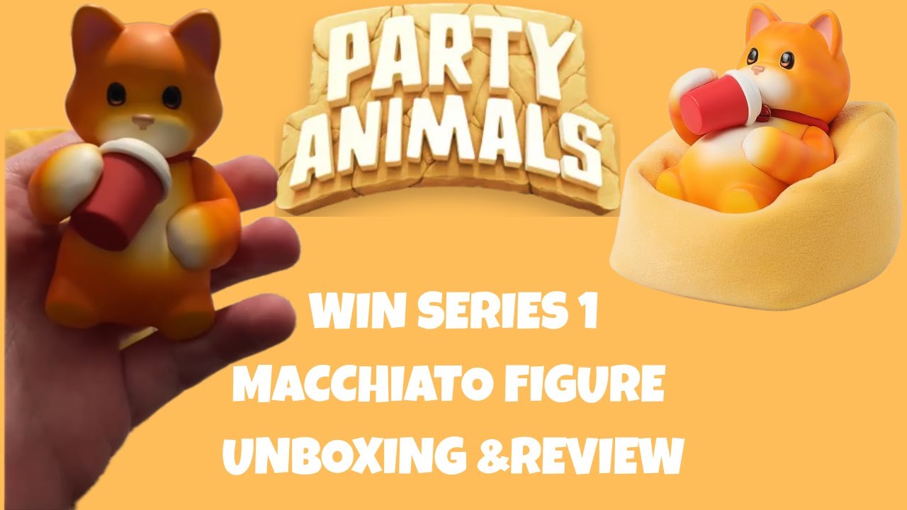 Party Animals Win Series Macchiato Figure Unboxing & Review - YouTube