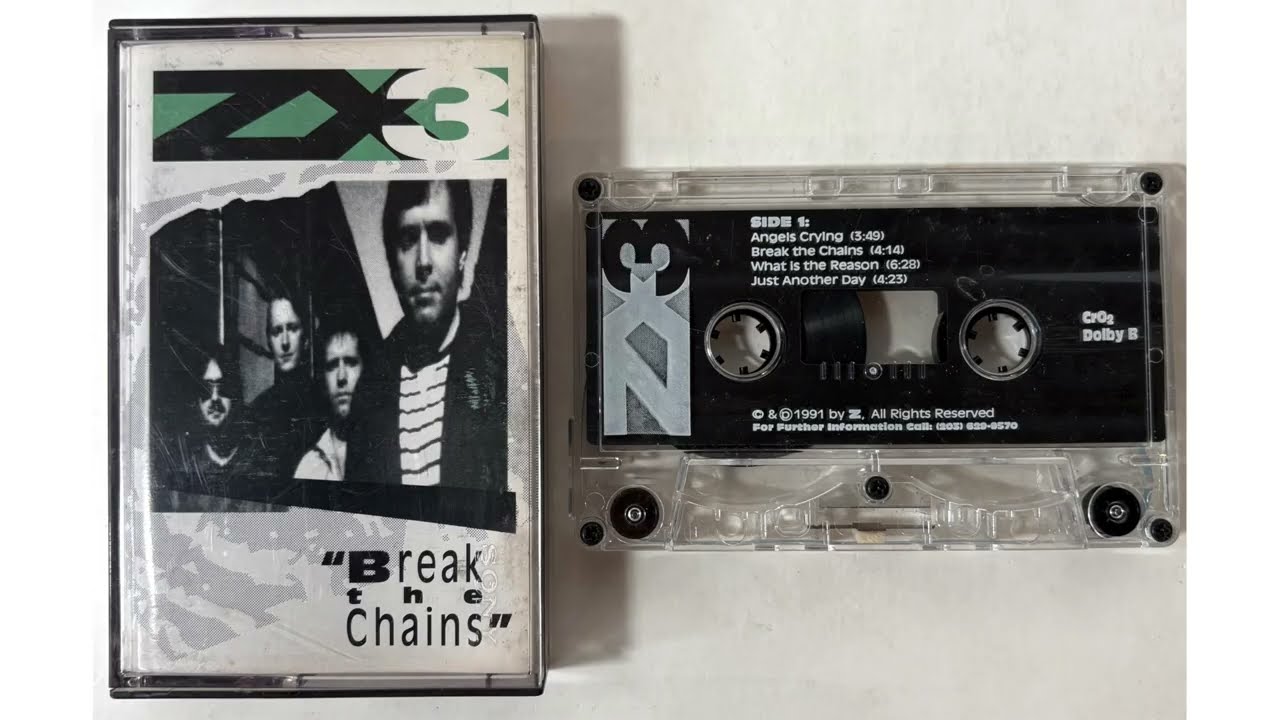 ZX3 - Break the Chains (1991) Alternative Rock Cassette Tape Lost