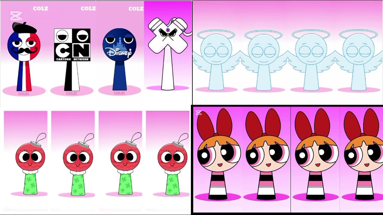 Incredibox Sprunki ALL OC Phases 4 Compilation Incredibox OC Fan vs France Phase 4