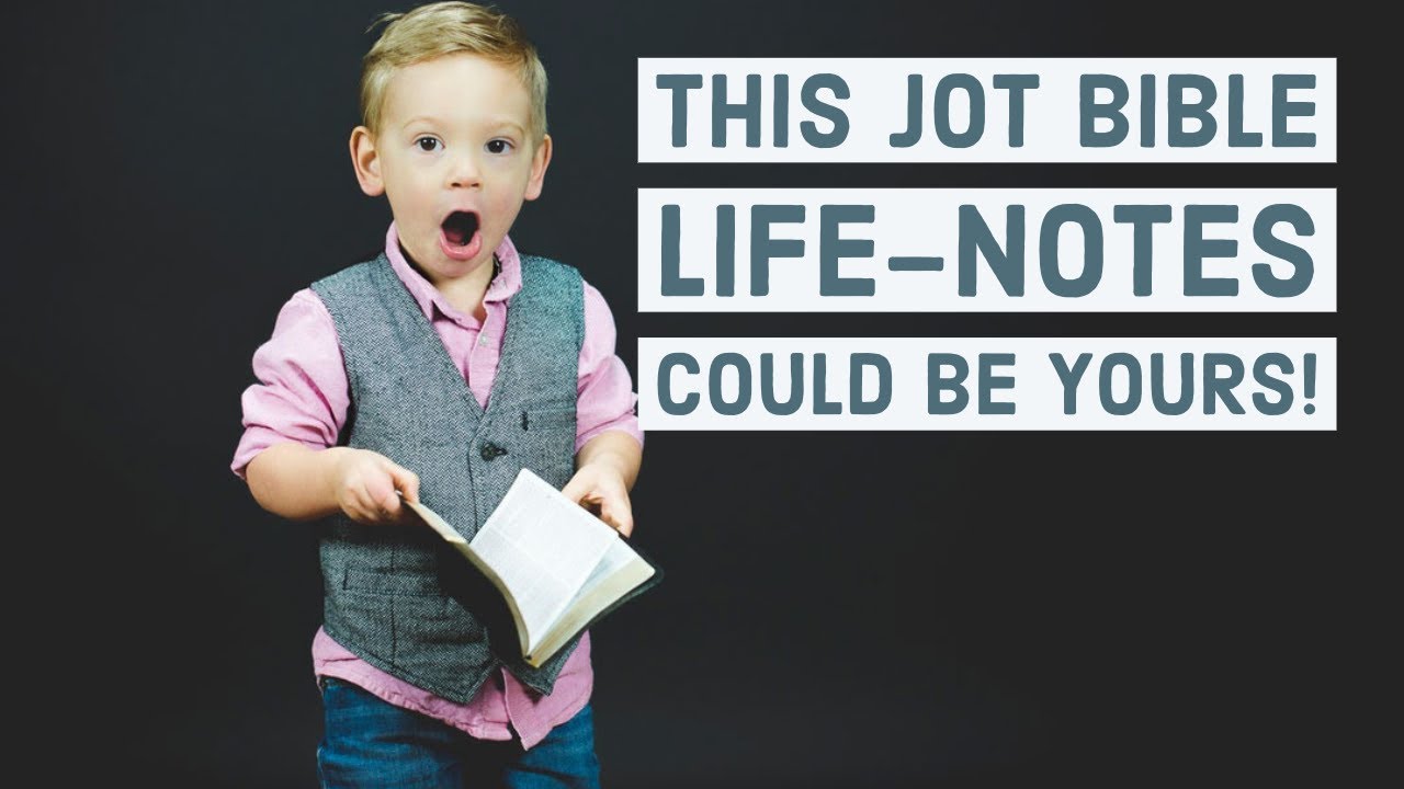 This JOT Bible LifeNotes Could Be Yours YouTube