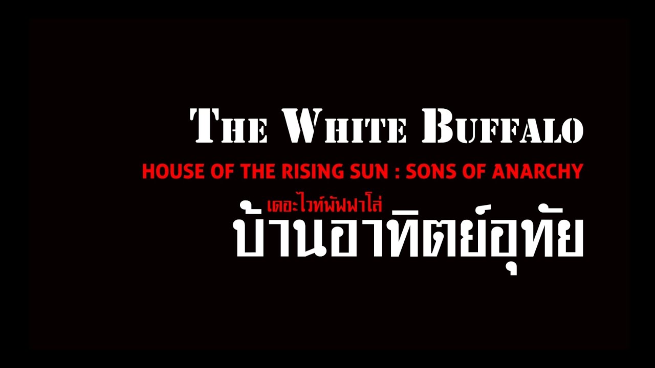 The House Of Rising Sun The White Buffalo Lyrics
