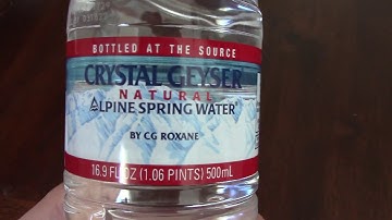 Crystal Geyser Natural Alpine Spring Water by CG Roxane - Water Review