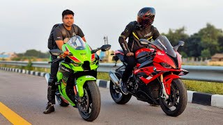 Kawasaki Ninja ZX-10R Vs Bmw S1000RR | Two Beast In Single Frame