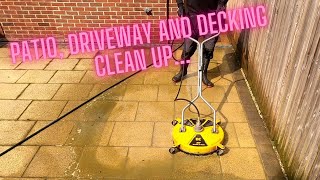 Satisfying Pressure Washing Video of Driveway, Patio and Decking