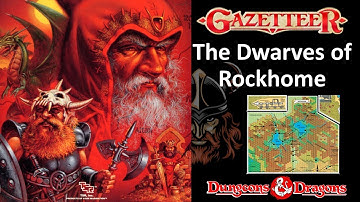 Gaz6 The Dwarves of Rockhome - the sixth BECMI Gazetteer set in the Known World (Mystara)