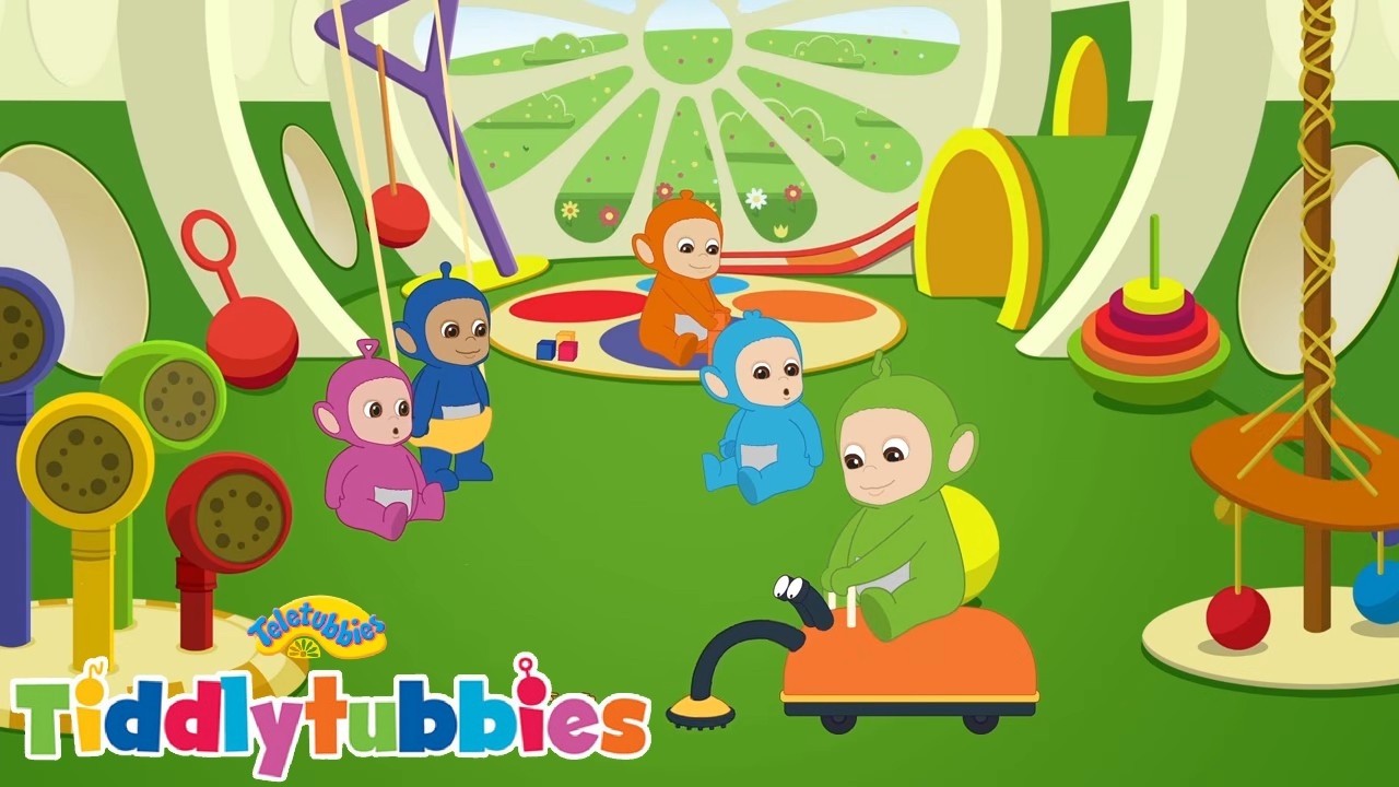 Tiddlytubbies S01E01 The Baby Bouncer | Baby Teletubbies Spin-Off Animated TV Series Episode Review