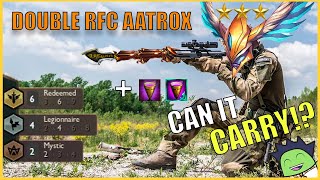 Double RFC 3 Star Sniper Aatrox - CAN IT CARRY! - TFT SET5
