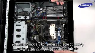Akcesoria Samsung | Porady | Instalacja dysku Samsung SSD w komputerze stacjonarnym