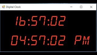 Visual Basic Tutorial - Digital Clock screenshot 4