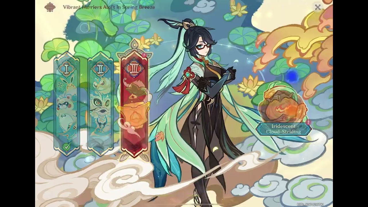 Iridescent Cloud-Striding | Genshin Impact