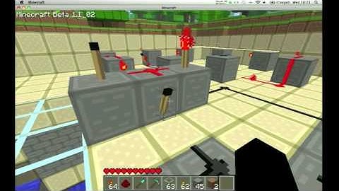 Minecraft - AutoCounter (Using Boats) + 3bit Binary Adder with 7 Segment Display