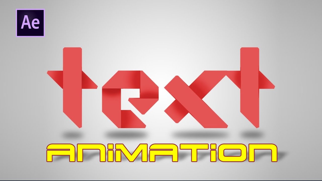  After  Effect  12 Animasi  Teks Text Animation YouTube