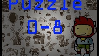 Scribblenauts DS - Puzzle 0-8 Solution