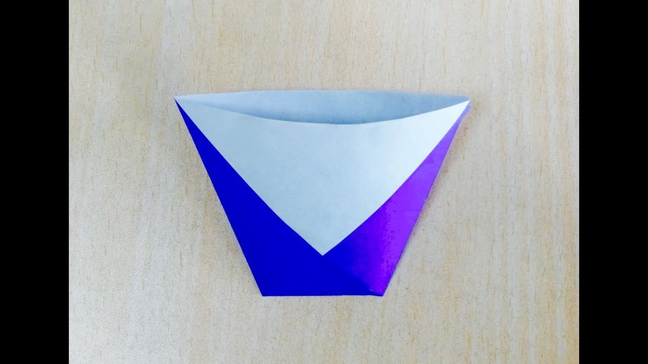 วิธีทำถ้วยกระดาษ origami ศิลปะการพับกระดาษ YouTube