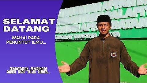 Penerimaan Pendaftaran Santri Baru 2026