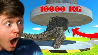 Reacting to DINOSAURS vs HYDRAULIC PRESS in ARBS!?