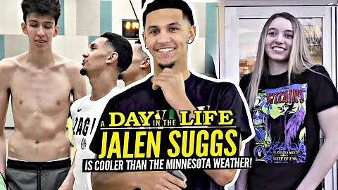 Jalen Suggs Kicks It w/ Paige Bueckers & Goes 1v1 vs Chet Holmgren In His Day In The Life!