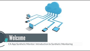 CA App Synthetic Monitor: Introduction to Synthetic Monitoring