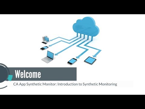 CA App Synthetic Monitor: Introduction to Synthetic Monitoring