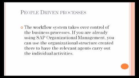 SAP WorkFlow Training | SAP WorkFlow Demo Video