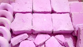 Magenta dusty gymchalk crush | oddly satisfying asmr #gymchalk