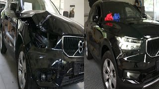 Volvo XC40 Naprawa w ASO. Pomiary grubości lakieru