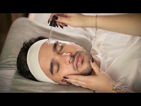 ASMR  en persona MI NOVIA Me hace una Limpieza FACIAL / skin care / muy relajante /ASMR ESPAÑOL
