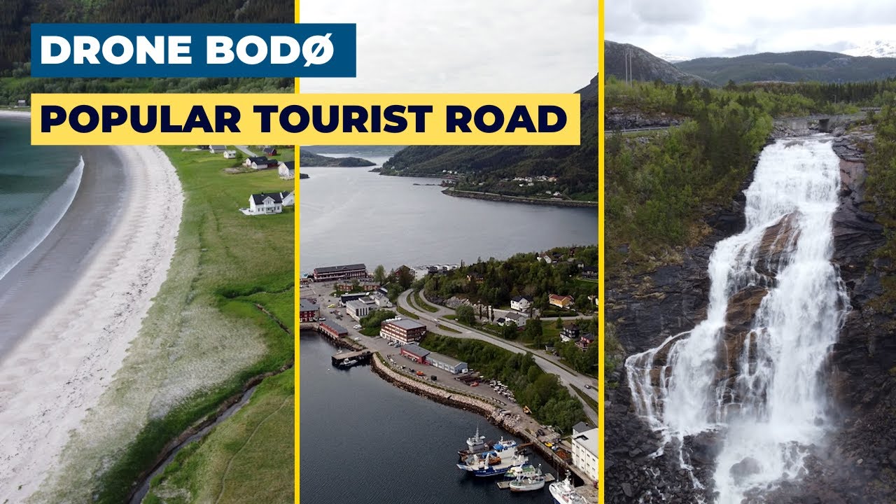 SUNDAY TRIP: Part of Norway's coastal highway - Kystriksveien RV17 - 4K - Spectacular views