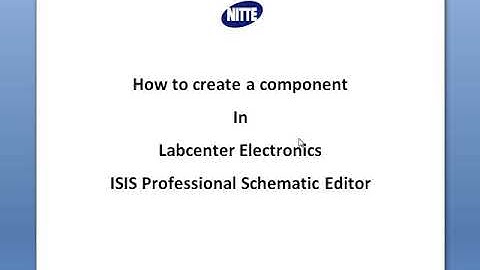 How to create new component or part in Proteus