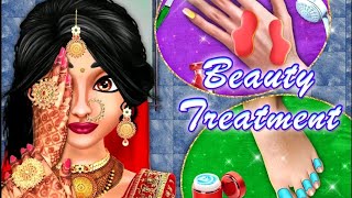 Dulhan ko Sajane Wala Game||Android Gameplay #girlcoolgames #makeupgame #indianweddinggame #cartoon screenshot 2