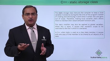 C++ - Static Storage Class