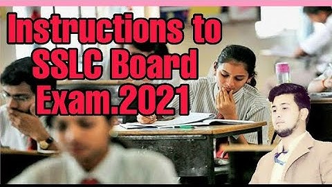 #mathematics_salauddin Instructions to SSLC Board Exam...2021