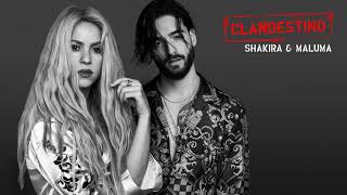 Shakira ft. Maluma - clandestino ( oficial audio)