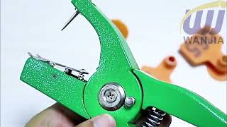 Metal Ear Tag Applicator | Livestock Identification &amp; Tagging Tool | WANJIA Factory Since 1985