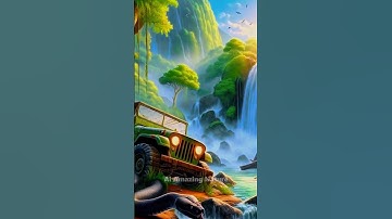 Nature Exploration | Lost in Wilderness | Python vs Car #shorts #nature #ai