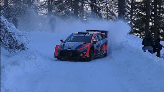 Teste Thierry Neuville et Andreas Mikkelsen Monté Carlo 2024