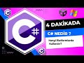 4 Dakikada C# | C# Programlama Dili Nedir,, Nasıl Çalışır? Avantajları ve dezavantajlar